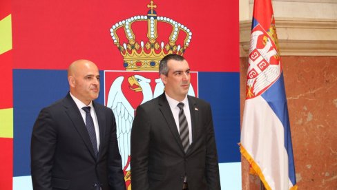ОДЛИЧНА САРАДЊА У ОТВОРЕНОМ БАЛКАНУ: Састанак председика парлменента Владимира Орлића и премијера Северне Македоније