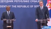 ИДЕМО КА ЗБЛИЖАВАЊУ НАШИХ ЗЕМАЉА И НАРОДА Вучић са председником Гвинеје Бисао: Разговарали смо о важним питањима (ВИДЕО)