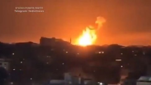HAMAS ĆE PLATITI CENU Odjekuju eksplozije i sirene - Izraelska vojska ispalila rakete na Pojas Gaze (VIDEO)
