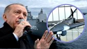 ZAPLOVIO OGROMNI ERDOGANOV NOSAČ DRONOVA: Anadolu je ponos turske flote - nosi čitav bataljon vojnika i veliki broj letelica (VIDEO)