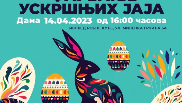 ФАРБАЊЕ  ЈАЈА ОД МЕТРА: УГ Нови Сад  14. априла организује васкршњу манифестацију на Детелинари
