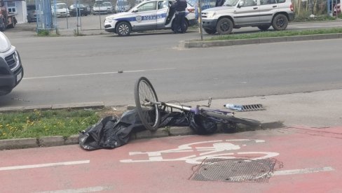DETALJI NESREĆE U NIŠU: Kombi pokosio biciklistu, muškarac preminuo na licu mesta (FOTO, VIDEO)