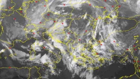 JOŠ UVEK NIŠTA OD RAZVEDRAVANJA: Narednih dana nad Srbijom će kružiti ovaj ciklon