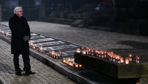 PREDSEDNIK NEMAČKE U VARŠAVI Štajnmajer održao govor na godišnjicu ustanka u Varšavskom getu u kojem je ubijeno 56.000 Jevreja