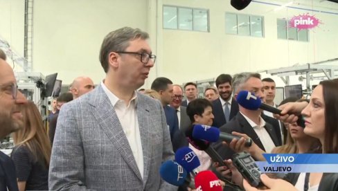 DODATNA INDUSTRIJALIZACIJA VALJEVA Vučić: Uskoro brza saobraćajnica do Lajkovca - niče i nova bolnica