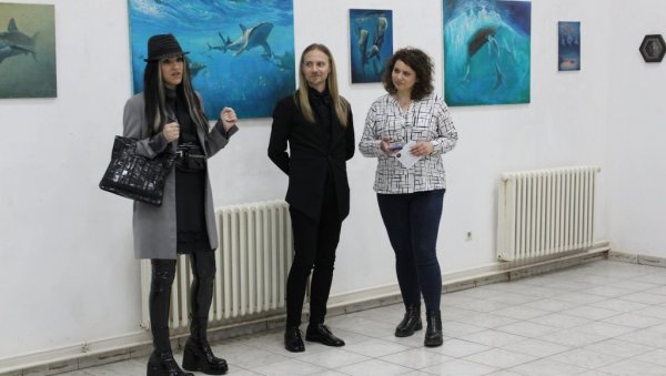 ИНСПИРАЦИЈА - МОРСКИ СВЕТ: У КЦ Рибница отворена изложба Душана Пајовића