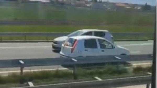 ПУКОМ СРЕЋОМ ИЗБЕГНУТА ТРАГЕДИЈА: Возио супротном траком на ауто-путу „Милош Велики” (ВИДЕО)