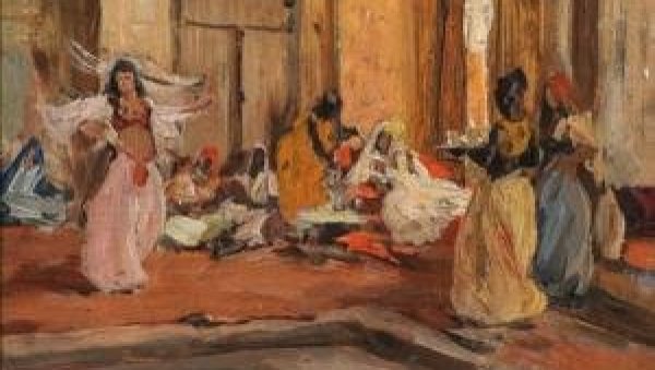 ЈОШ ДВЕ СЛИКЕ ПАЈЕ ЈОВАНОВИЋА НА АУКЦИЈИ У ДОРОТЕУМУ: Продају се Портрет даме и скица Из харема