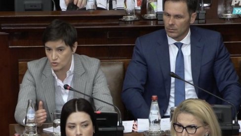СКУПШТИНА СРБИЈЕ: Ана Брнабић и министри одговарали на питања народних посланика