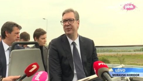 MORAVSKI KORIDOR POVEZUJE ISTOK I ZAPAD SRBIJE Vučić: Kao da ste u Švajcarskoj