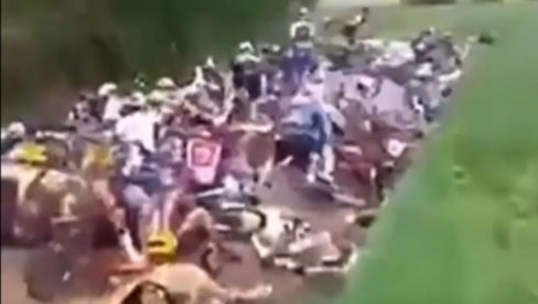 ČUDO KAKO SU SVI OSTALI ŽIVI: Zapanjujuća scena sa biciklističke trke u Francuskoj