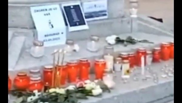 МОЖЕ ДА СЕ ДОГОДИ И КОД НАС... Загрепчани запалили свеће за убијене ђаке у Београду (ВИДЕО)