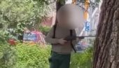 СНИМАК ИЗ НОВОГ САДА: Младић са ваздушном пушком иза музичке школе (ВИДЕО)