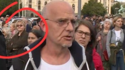PROTESTUJE U BEOGRADU, A ĆUTI NA KURTIJEV TEROR NAD SRBIMA: Rada Trajković na političkom skupu u Beogradu