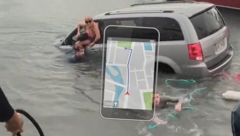 Slušala GPS, umalo se udavila - sve su snimili, spasili ih u poslednji čas (VIDEO)