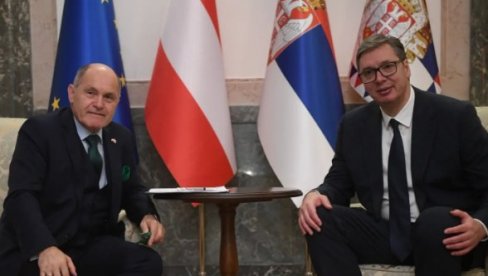 VEĆI PRILIV AUSTRIJSKIH INVESTICIJA: Vučić sa Volfgangom Sobotkom o ekonomiji, ZSO i srpskom putu ka EU (FOTO)