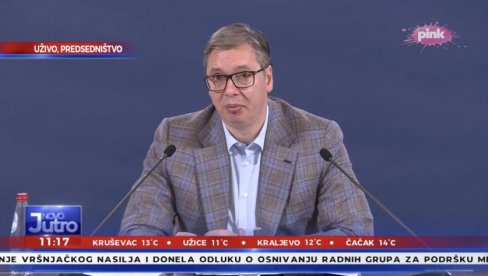SPREMNI ZA ISPUNJENJE ZAHTEVA SAVETA RODITELJA Vučić: Angažovaćemo i svetske stručnjake