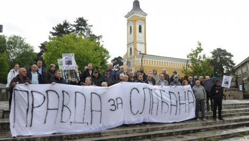 ŽRTVA KURTIJEVE REPRESIJE: U Kraljevu održan skup podrške Slađanu Trajkoviću uhapšenom na KiM