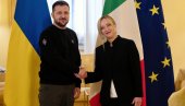 OGLASIO SE ZELENSKI NAKON SASTANKA U RIMU: Razgovarao sa Đorđom Meloni o zaštiti ukrajinskog neba