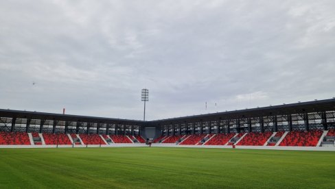 ПОСЛЕДЊЕ ПРОВЕРЕ ПРЕД ПРВУ УТАКМИЦУ: Нови стадион у Лесковцу прошао још једну контролу УЕФА