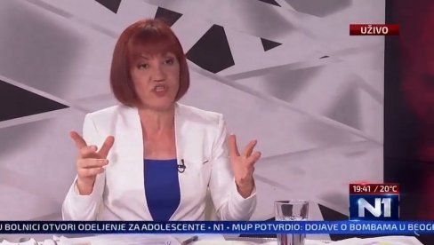 PERJANICA TAJKUNSKE N1 CRTA METU POLICIJI: Pogledajte huškačku zaslepljenost Danice Vučinić