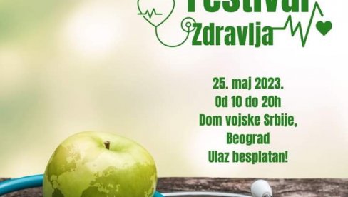 BESPLATNI PREGLEDI KAROTIDE: Festival zdravlja u Domu vojske 25. maja