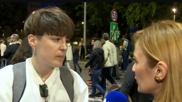 ДОШЛА ИЗ ЗАГРЕБА ДА БЛОКИРА СРБИЈУ: Репортерка Н1 проговорила и на хрватском (ВИДЕО)