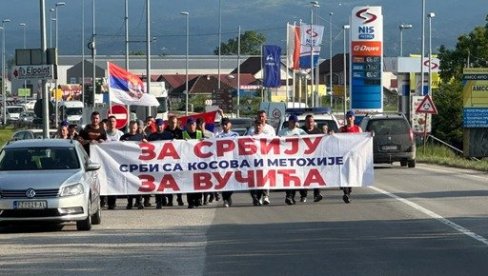 POGAČA I SO ZA SRPSKE JUNAKE: Mladići iz Leposavića i Severne Mitrovice stigli do Čačka (FOTO)