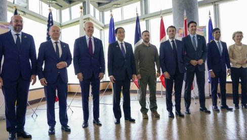 ЗЕЛЕНСКИ СЕ ОБРАТИО СВАКОМ ЛИДЕРУ Г7: Захвалио им се за подржаваје украјинске мировне формуле