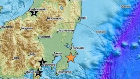 JAK ZEMLJOTRES POGODIO JAPAN: Potres jačine 6,2 stepena po Rihterovoj skali