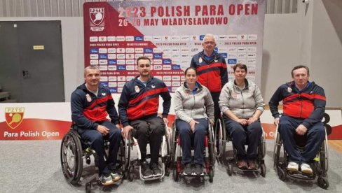 OSAM ODLIČJA  ZA PUT U PARIZ : Sjajan uspeh naših stonotenisera paraolimpijaca u Poljskoj