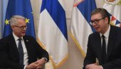 OPROŠTAJNA POSETA AMABASADORA FINSKE: Vučić se zahvalio Lahdevirti na posvećenosti, razgovarali o unapređenju saradnje (FOTO)