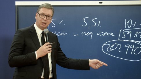 10.000 DINARA ZA SVU DECU DO 16 GODINA Vučić: Prijavljivanje ide od 20. avgusta