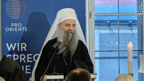PATRIJARH PORFIRIJE U BEČU: SPC nikada nije odustala od prevazilaženja podela među crkvama