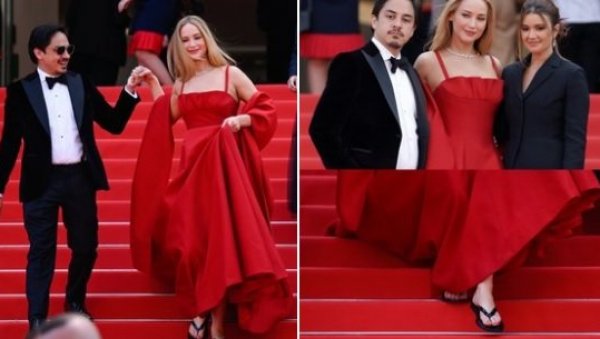 ЈАПАНКЕ ЏЕНИФЕР ЛОРЕНС ПРИВУКЛЕ ВЕЛИКУ ПАЖЊУ: Откривено зашто је позната глумица носила баш ову обућу на црвеном тепиху у Кану