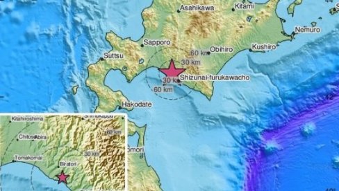 ŽESTOK ZEMLJOTRES POGODIO JAPAN: Potres jačine 6,2 po Rihterovoj skali