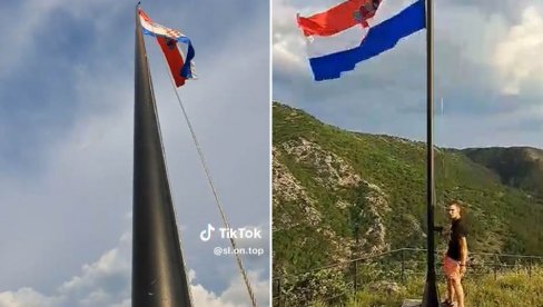 ДРАМА У КОМШИЛУКУ: Пуштени људи који су скинули хрватску заставу са брда код Книна