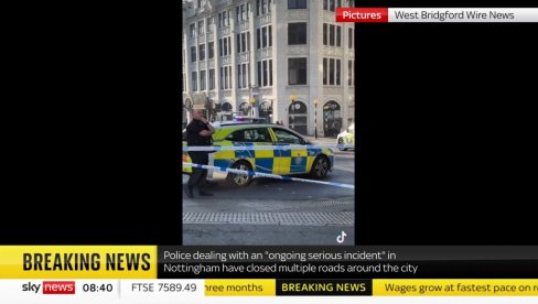 TROSTRUKO UBISTVO U NOTINGEMU: Policija blokirala centar grada, jedan muškarac uhapšen (VIDEO)
