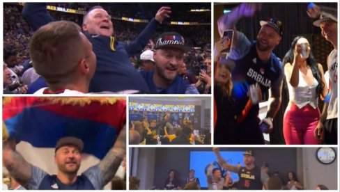 SCENE KAKVE NBA NE PAMTI! Jokićeva braća napravila srpsku žurku u svlačionici Denvera (VIDEO)