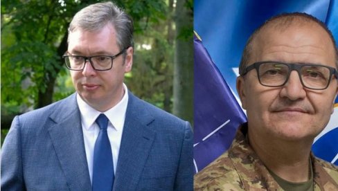 KOREKTAN RAZGOVOR: Vučić razgovarao sa komandantom KFOR-a