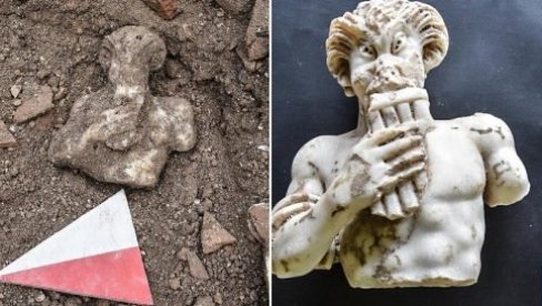 OTKRIVEN IZUZETAN ARTEFAKT: U Istanbulu pronađena statua grčkog boga Pana stara 1.700 godina