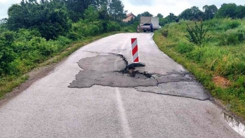 VELIKO OŠTEĆENJE KOLOVOZA: Upozorenje za lokalni put Šaludovac – Gornja Mutnica u paraćinskoj opštini