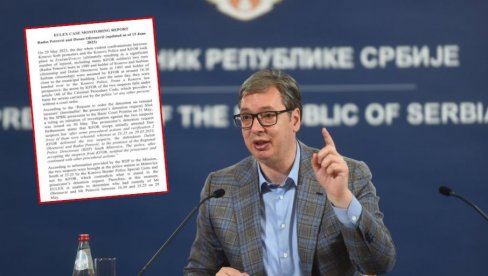 EKSKLUZIVNO: Ovo je Euleksov izveštaj o kojem je govorio Vučić (FOTO)