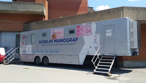 ЗА ЖЕНЕ ОД 45 ГОДИНА: Мобилни мамограф постављен у центру Пожаревца