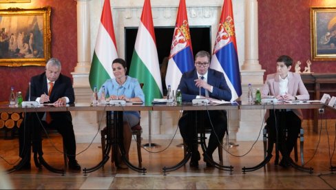 ПОЧЕЛА СЕДНИЦА СТРАТЕШКОГ САВЕТА СРБИЈЕ И МАЂАРСКЕ: После састанка две владе обраћање јавности