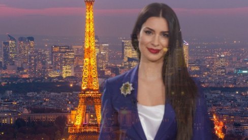 KAO MONIKA BELUČI Pripijena haljina, dubok dekolte - Draganin zanosni snimak iz Pariza očarao mreže (VIDEO)