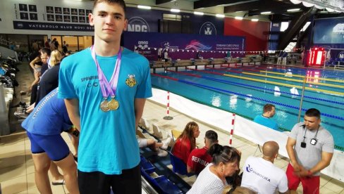 PLIVAČ VIKINGA PRVAK DRŽAVE: Mladi Paraćinac osvojio zlato na Državnom prvenstvu za juniore (FOTO)