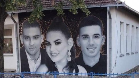 MLADOST UGAŠENA RAFALIMA UROŠA BLAŽIĆA: Dalibor Todorović i brat i sestra Milan i Kristina Panić dobili mural u Duboni