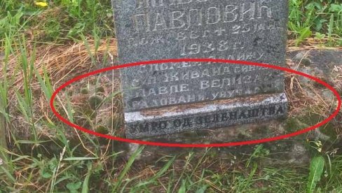 SPOMENIK U LOZNICI SA MRAČNOM PORUKOM: Živojin je umro pre 85 godina, a natpis na grobu opominje zbog čega je izgubio život