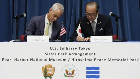 БРАТИМЉЕЊЕ УВРЕДА ЗА ЖРТВЕ: Споразум САД и Јапана о зближавању Хирошиме и перл Харбора